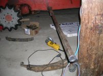 Driving pipe into axle.JPG