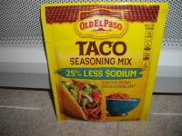 Taco Seasoning Mix I used in the Meatloaf.  Which has 25% Less Sodium..JPG