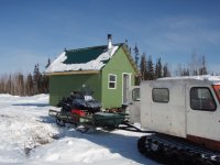 Cabin almost 100 miles southwest of Fairbanks.JPG