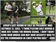 Bush on golf..jpg